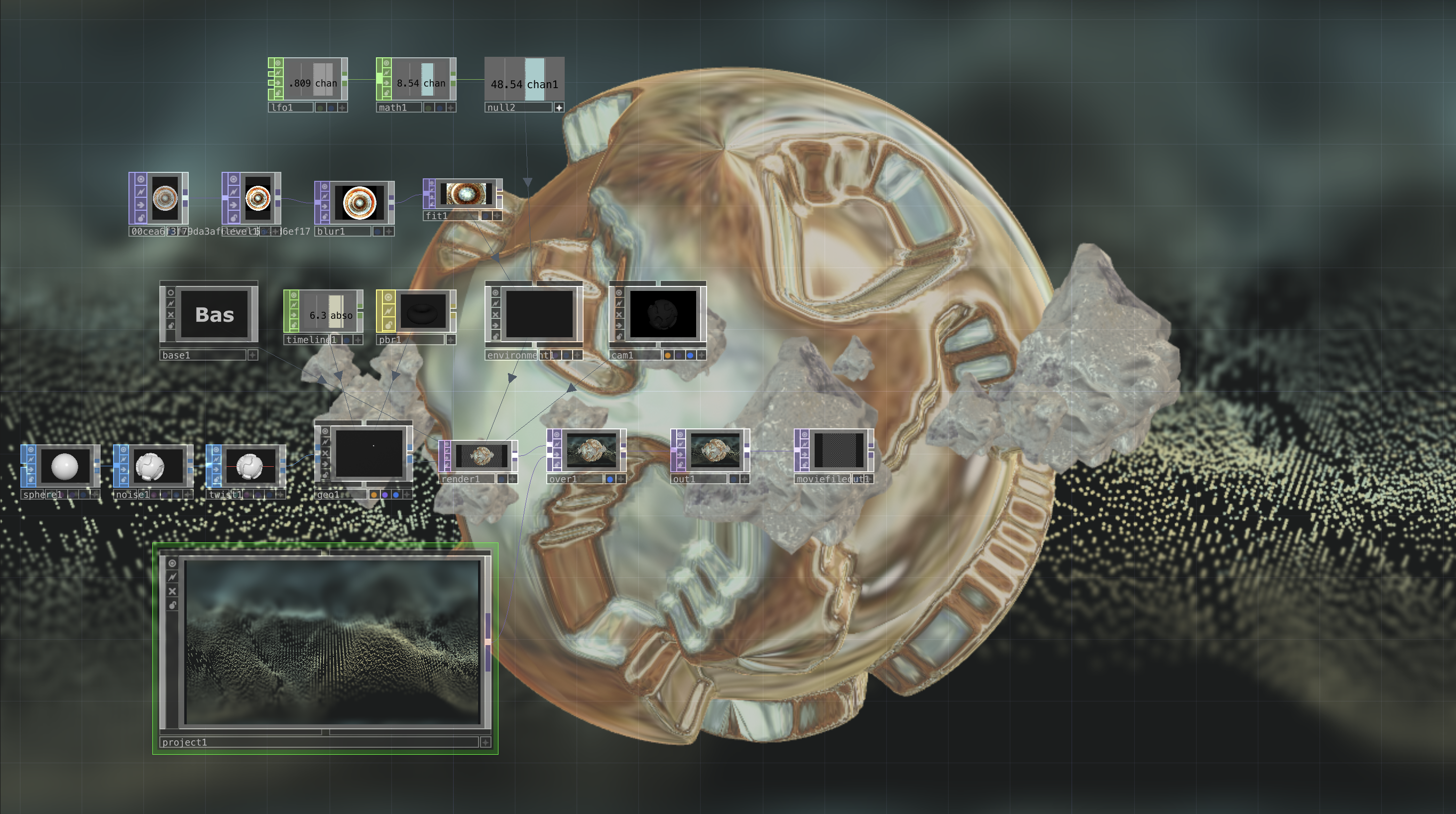 Jupiter TouchDesigner Render