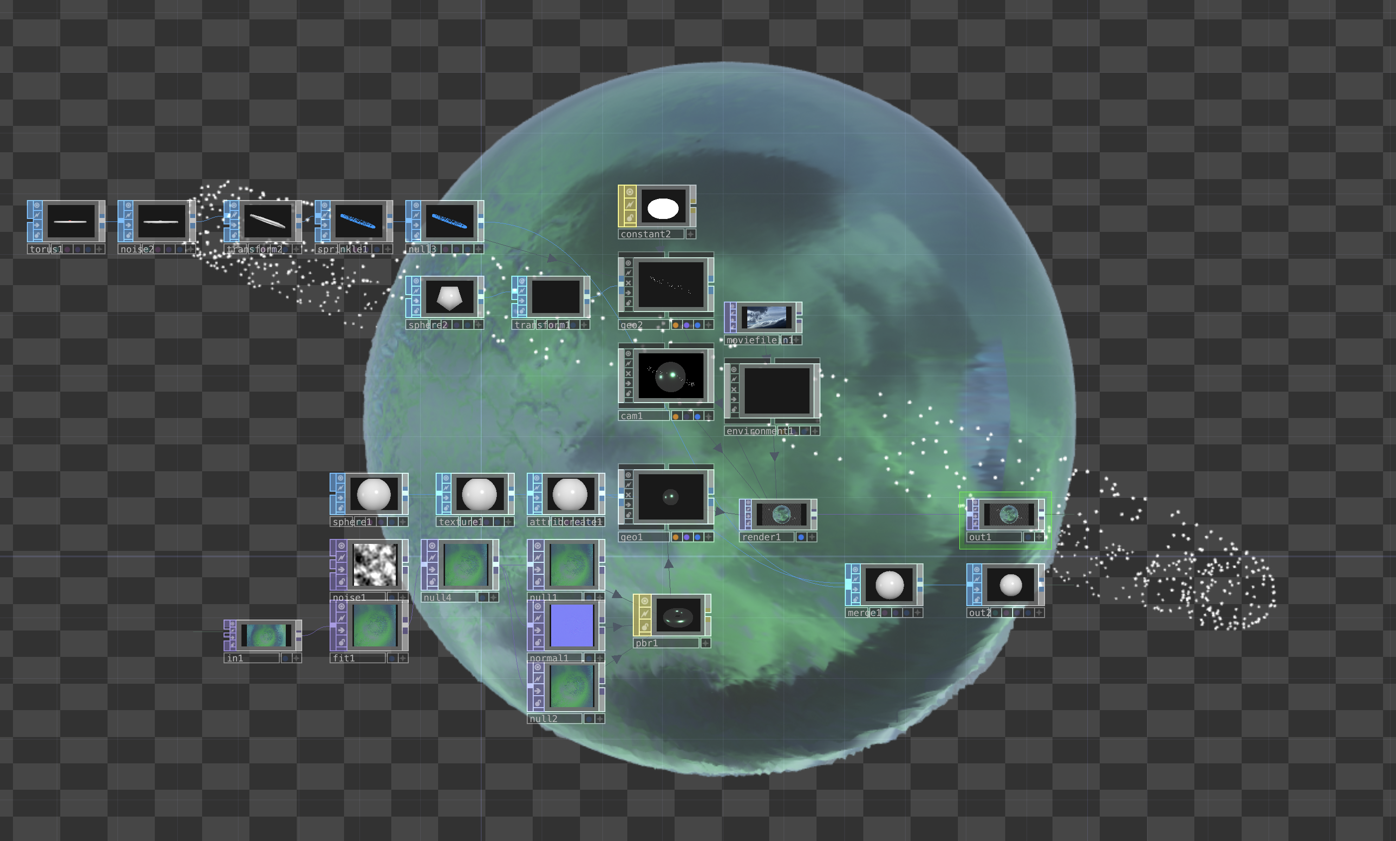 Neptune TouchDesigner Render