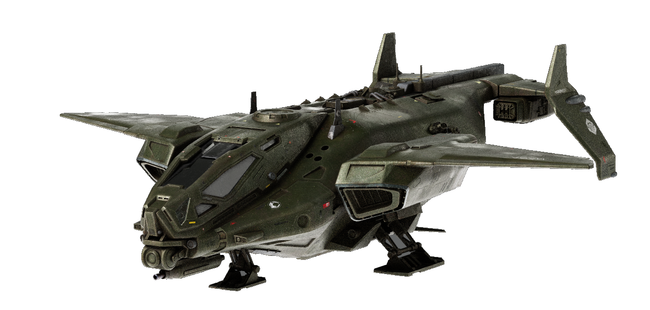 Spaceship Model View 1